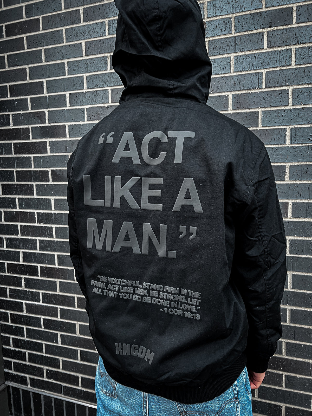 "ACT LIKE A MAN" Premium Workman Jacket