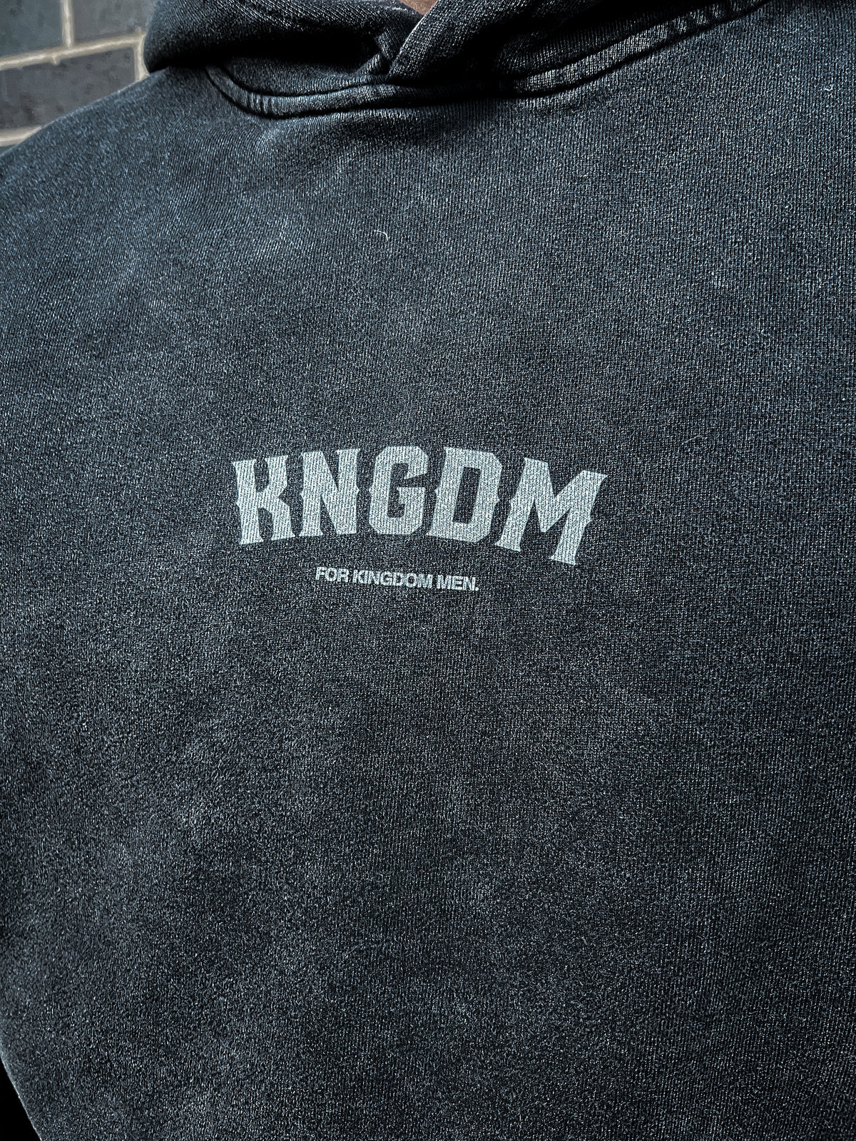 "A TRIBE OF MEN" Acid Wash Hoodie